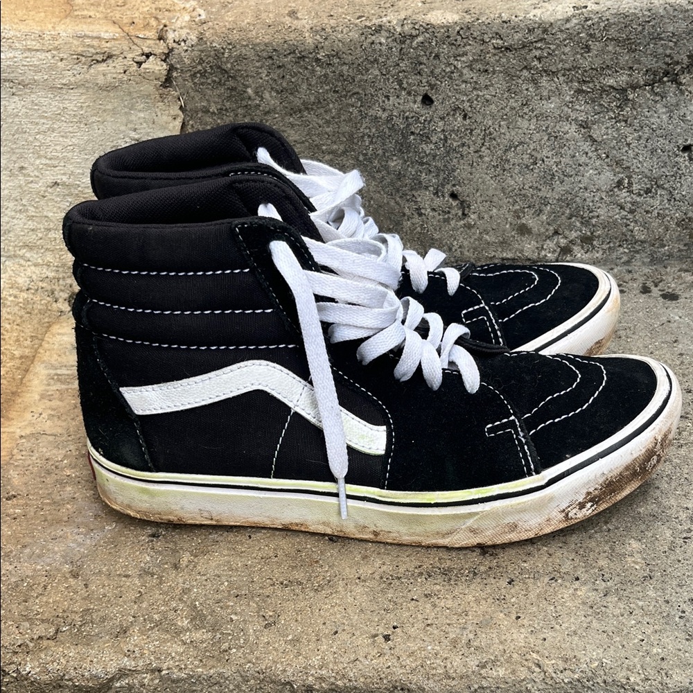 Vans Black and White High-Tops